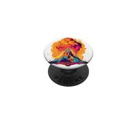 Volcan - Supervolcan - Éruption volcanique - Cratère - Lave PopSockets PopGrip Adhésif