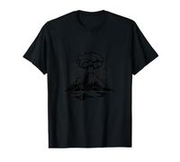 Volcan - Supervolcan - Éruption volcanique - Cratère - Lave T-Shirt Graphique avec Valeur