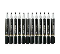 Volcanics Lot de 12 marqueurs effaçables à sec pour tableau blanc à faible odeur Noir