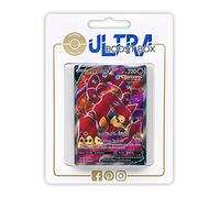 Volcanion V 162/198 Full Art Poing Final - Ultraboost X Epée et Bouclier 6 Règne de Glace - Coffret de 10 Cartes Pokémon Françaises