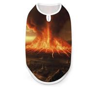 Volcano Chemise pour chien à séchage rapide Respirant T-shirt doux extensible sans manches pour chien M