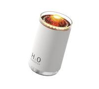 Volcano Humidificateur avec effet de flamme réaliste Double modes de brouillard 250 ml Réservoir USB Create Charge pour télétravail pont Essencetherapy Diffuseur Humidificateur