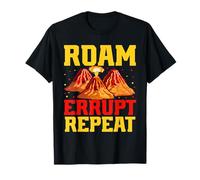 Volcano Lover Roam Errupt Repeat Géologue Sismologue T-Shirt