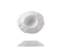 Volcano-shaped Black Deep Plate Creative Irregular Ceramic Tableware In Restaurant Special-shaped(B-1PCS 8 inches)