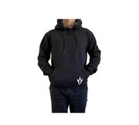 Volcano Sweat-shirt pour homme noir OVNI avec capuche, 100 % coton, surdimensionné, Noir , S Plus Tall