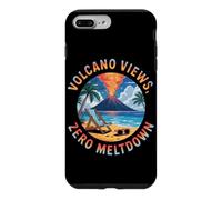 Volcano Views, Zero Meltdown. Hawaii Vacation Coque pour iPhone 7 Plus/8 Plus