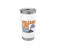 Volcanologie Volcano Love Volcanologist Geology Gobelet isotherme en acier inoxydable double paroi