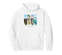 Volcans, Cascades et Tortues - Vacances Hawaï Sweat à Capuche