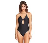 Volcom 1 pièce sans Couture Maillot de Bain Une Pice, Noir, 34 Femme
