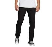 Volcom 2 x 4 Tapered Pantalon pour Homme XS Noir sur Noir
