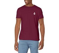Volcom Blaquedout Short Sleeve Tee T-Shirt, Port, XL Homme