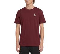 Volcom Blaquedout Short Sleeve Tee T-Shirt, Port, M Homme
