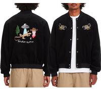 Volcom - Blouson en velours côtelé - Fa Mickey Mason Jacket Black pour Homme en Coton - Taille L - Noir Noir L