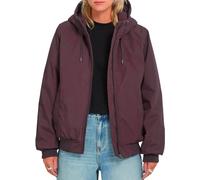 Volcom - Blouson imperméable à capuche - Wernan 10K Jacket W Raisin en Coton - Taille M - Violet Violet M