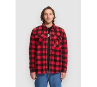 Volcom - Chemise - Bowered Fleece LS Shirt Lifeguard Red pour Homme - Taille S - Rouge Rouge S