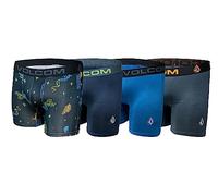 Volcom Boxer Performance pour garçon, Multi/bleu/bleu/gris, Large