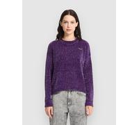 Volcom - Pull à col rond - Bubble Tease Sweater W Acai pour Femme - Taille M - Violet Violet M