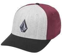 Volcom Casquette de baseball Full Stone Flex Fit pour homme, Ardoise sombre, S