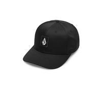 Volcom Casquette Snapback réglable à bord plat avec logo brodé pour homme, Carré noir., Taille unique