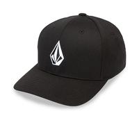 Volcom Casquette Full Stone Flexfit Homme – 6 panneaux – Noir L/XL