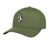 Volcom Casquette Full Stone Flexfit Homme - Fitted Baseball Cap Ferme a l’Arriere, avec Visiere Hiver Automne Printemps Ete Printemps-ete - S/M (54-57 cm) Olive Clair