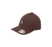 Volcom Casquette Full Stone Flexfit – 6 panneaux – Marron – pour homme