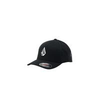 Volcom Casquette Full Stone Flexfit Homme – 6 panneaux – Noir L/XL