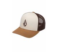 Volcom - Casquette Trucker en coton-polyester - Full Stone Cheese Hat Pale Khaki pour Homme en Coton - Beige Beige