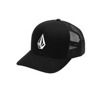Volcom - Casquette Trucker en polycoton - Full Stone Cheese Hat Black pour Homme en Coton - Noir Noir