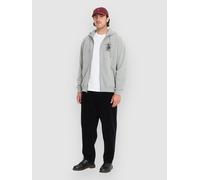 Volcom Veste de survêtement 'CATASTROPHY' gris chiné / noir, Taille M