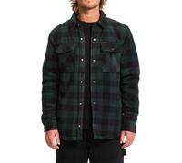 Volcom - Chemise à carreaux - Bowered Fleece LS Shirt Scarab pour Homme - Taille L - Vert Vert L