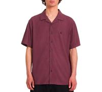 Volcom - Chemise décontractée - Single Stone SS Shirt Pistol Punch pour Homme - Taille S - Violet Violet S
