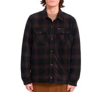Volcom - Chemise en polaire à carreaux - Bowered II Fleece Shirt Cacao - Taille L - Marron Marron L