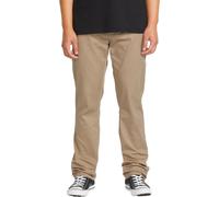Volcom Pantalon de loisirs Frickin Modern Stretch Kaki Taille 46 Longueur 32