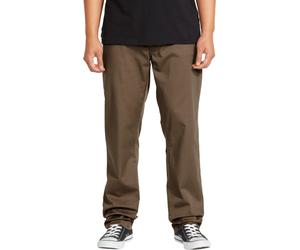 Volcom - Chino à la coupe droite - Frickin Modern Stretch Pant Mushroom pour Homme en Coton - Taille 30 US - Marron Marron 30 US