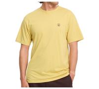 Volcom - Circle Blanks HTH S/S Tee - T-shirt - L - mustard
