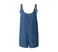Volcom - Combishort en jean - Lived In Short Romper Deja Blue pour Femme en Coton - Taille S - Bleu Bleu S