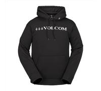Volcom Core Hydro Hooded Ski Snowboard Riding Fleece Couche de Base, Noir S4, XS Homme