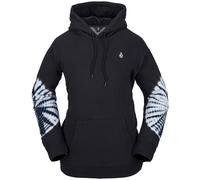 Volcom Costus Pullover Polaire À Capuche Pour Femme Batik Noir NEU