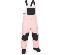 VOLCOM Creston 3d Stretch Bib Overall - Femme - Rose / Noir - taille XS- modèle 2025