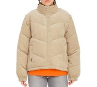 Volcom - Doudoune en velours côtelé - Cord'N Puff Khaki pour Femme en Coton - Taille M - Beige Beige M