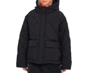 Volcom - Doudoune imperméable à capuche - Out Of Boxy Puff W Black en Nylon - Taille M - Noir Noir M