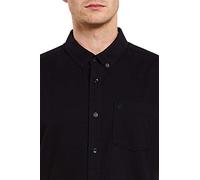 Volcom Everett Oxford SS Chemise boutonnée pour Homme, Nouveau Noir, M