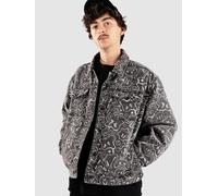 Veste Volcom Fa F Rygalski Denim Black Print Homme Gris 2025 taille M