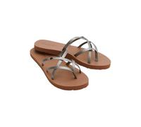 Volcom Femme New School Strappy Flip Flop Flat Slide Sandal Tongs, Or Vieilli, 40 EU