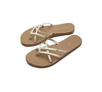 Volcom Femme School Strappy Flip Flop Flat Slide Sandal Tongues, New Glow, 38.5 EU