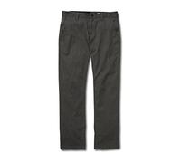 Volcom Frickin Pantalon Chino Extensible Moderne, Anthracite chiné 1, 30 W/30 L Homme