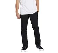 Volcom Frickin Pantalon Chino Stretch Coupe Moderne, Noir 1, 33W x 32L Homme