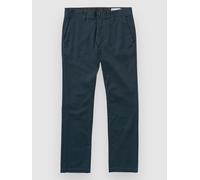 Volcom - Chino à la coupe droite - Frickin Modern Stretch Pant Dark Navy pour Homme en Coton - Taille 28 US Navy 28 US