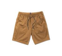 Volcom Frickin Short Chino à Taille élastique pour Homme 48,3 cm, Kaki foncé, Taille M